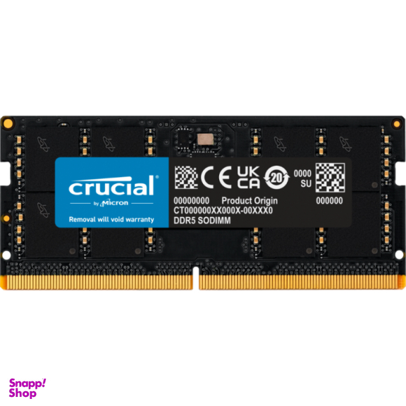 رم لپ تاپ DDR5 تک کانال 5600 مگاهرتز کروشیال مدل CL46 ظرفیت 32 گیگابایت