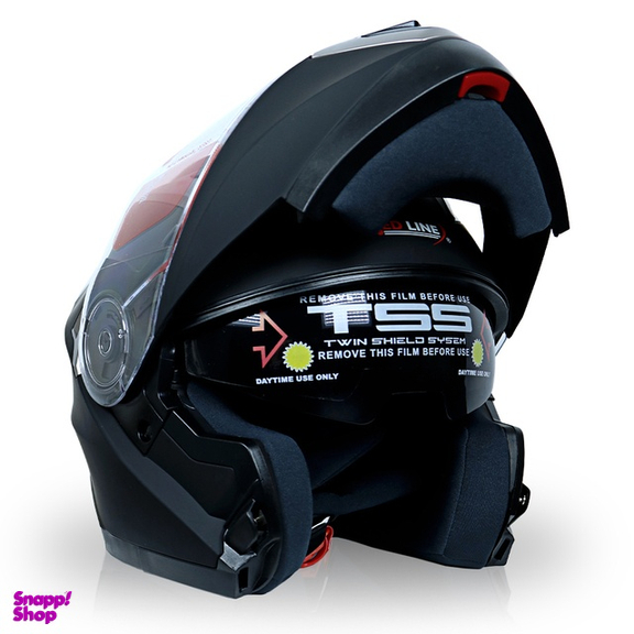 کلاه کاسکت ردلاین مدل فک متحرک عینک دار کد RE_937