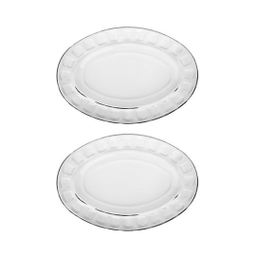 دیس بلور کاوه طرح مروارید مدل PL0120GCL بسته 2 عددی