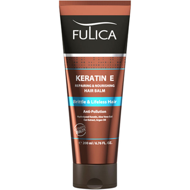 بالم نرم کننده مو فولیکا (Fulica) مدل Keratin E حجم 200 میلی لیتر
