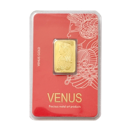 شمش طلا 24 عیار سین سان مدل ونوس کد SN100