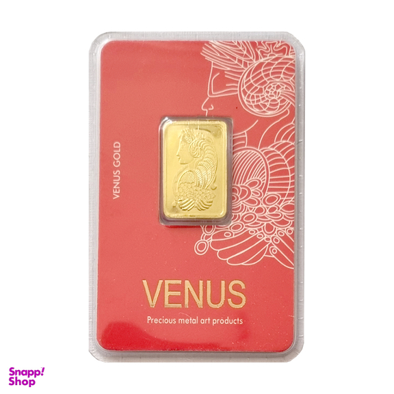 شمش طلا 24 عیار سین سان مدل ونوس کد SN100