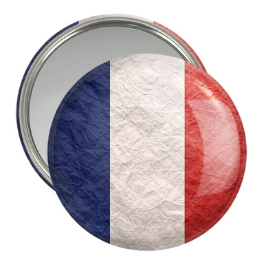 آینه جیبی خندالو مدل پرچم فرانسه کد 20530