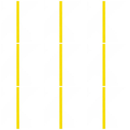 میله مانع تمرین مدل 50cm بسته 9 عددی