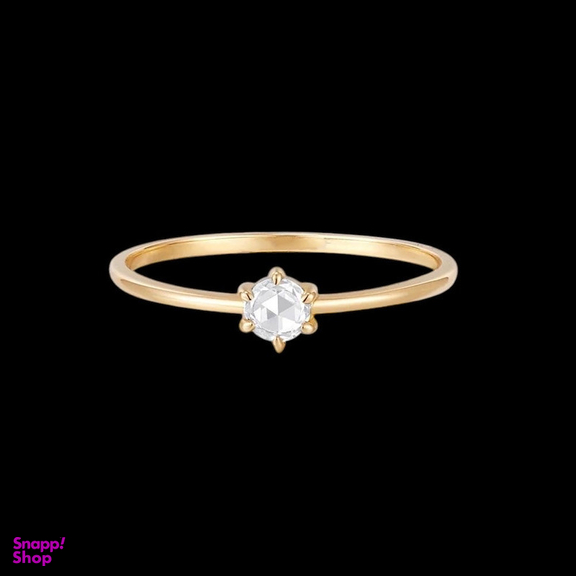 انگشتر طلا 18 عیار زنانه وی وی گلد گالری مدل هلیا 2627 سایز 54