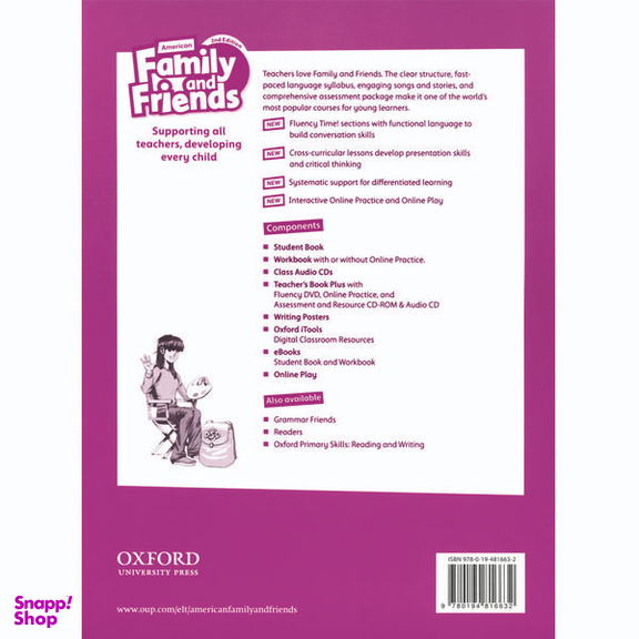 کتاب 5 American Family and Friends اثر Naomi Simmons انتشارات Oxford