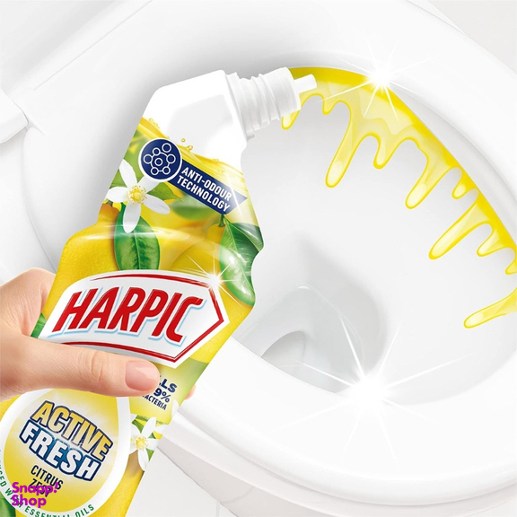 ژل تمیزکننده توالت هارپیک مدل Active Fresh رایحه Citrus Zest حجم 750 میلی لیتر