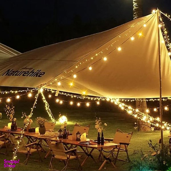 ریسه چراغ کمپینگ مدل STRING LIGHTS YD-2314 طول 8 متر