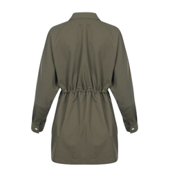 بارانی زنانه سرژه مدل 228152 رنگ سبز