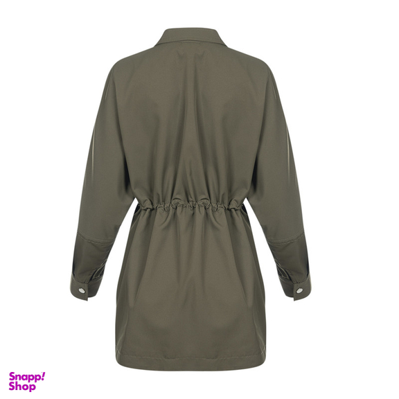 بارانی زنانه سرژه مدل 228152 رنگ سبز