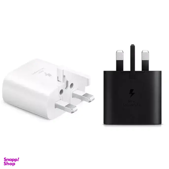شارژر دیواری 45 وات سامسونگ مدل EP-TA845 به همراه کابل Type-C و تبدیل 3 به 2 هادرون مدل A10-1