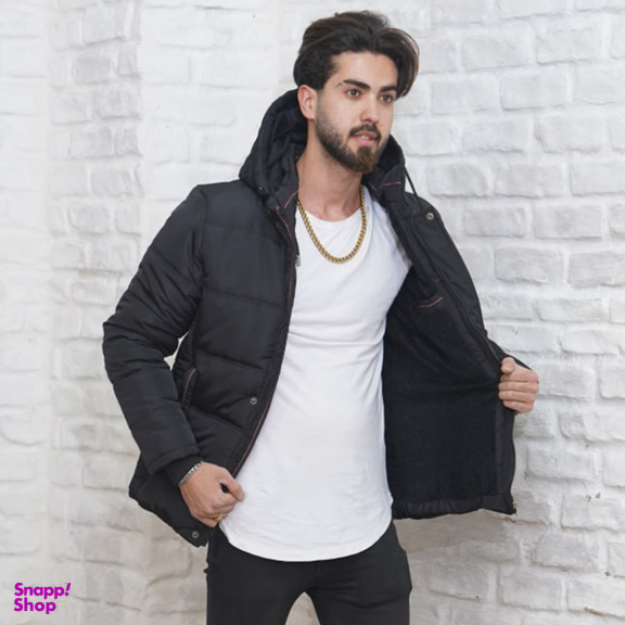 کاپشن مردانه آرپو مدل کوهیار رنگ مشکی