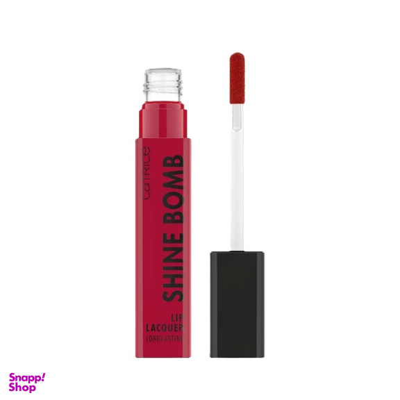 رژ لب مایع کاتریس مدل Shine Bomb شماره 040 رنگ قرمز