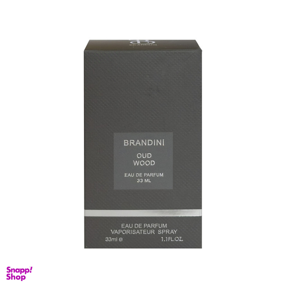 عطر جیبی مردانه برندينی مدل عود وود رایحه گرم حجم ٣٣ میلی لیتر