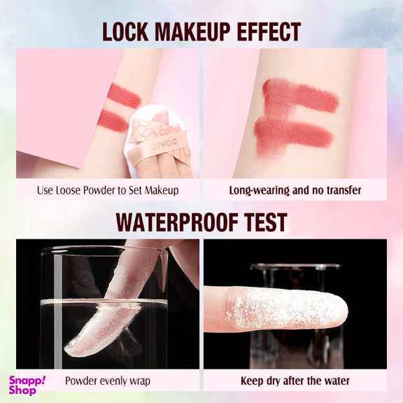 پودر فیکس سه رنگ او تو او شماره 01 clear sky