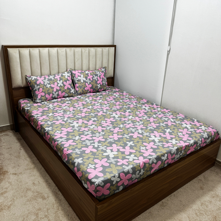 سرویس ملحفه دو نفره سه تکه ناتوسا مدل توسکا کد 160