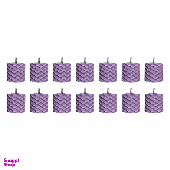 شمع بیزوکس مدل موم عسل مینی 33 مجموعه 14 عددی