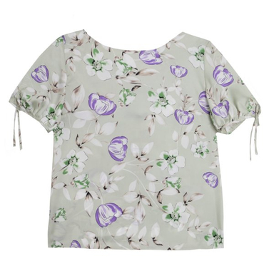 بلوز زنانه برنس مدل کمند رنگ سبز روشن