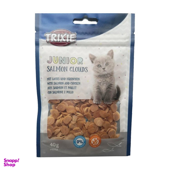 تشویقی بچه گربه تریکسی با طعم ماهی سالمون و مرغ وزن 40 گرم