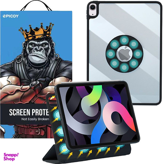 کیف کلاسوری اپیکوی مدل Xundd Rotating 360 مناسب برای تبلت اپل iPad Air 13 2024 / iPad Pro 12.9 2022 / 2021 / 2020