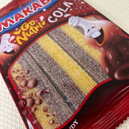 پاستیل نواری با طعم کولا مارابو وزن 100 گرم بسته 6 عددی