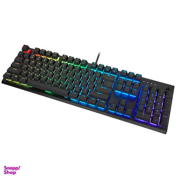 کیبورد مخصوص بازی کورسیر مدل K60 RGB Pro Low Profile Mechanical