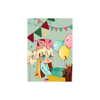 کارت پستال مدل تبریک تولد کد 01