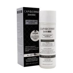 شامپو تقویت کننده و ضد ریزش مو مردانه کپیدرما مدل DHT مناسب مو آسیب دیده حجم 200 میلی لیتر