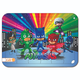 پازل چوبی 24 تکه نارنگی لند مدل شب نقاب