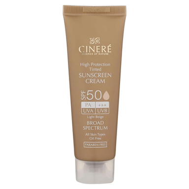 کرم ضد آفتاب سینره مدل Normal با SPF50 رنگ بژ روشن حجم 50 میلی‌ لیتر