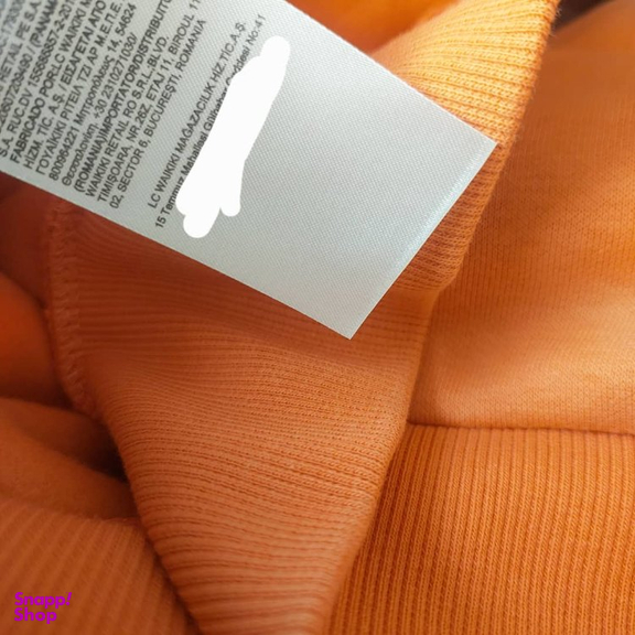 هودی مردانه ال سی وایکیکی مدل tera رنگ نارنجی