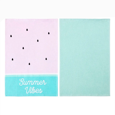حوله آشپزخانه ال سی دابلیو هوم مدل summer مجموعه 2 عددی