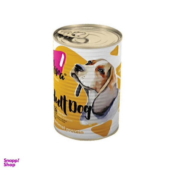 کنسرو غذای سگ نژاد متوسط فیفورا با طعم مرغ وزن 400 گرم