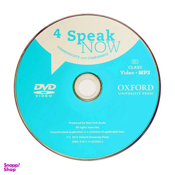 کتاب SPEAK NOW 4 اثر David Bohlke and Jack C. Richards انتشارات OXFORD به همراه سی دی