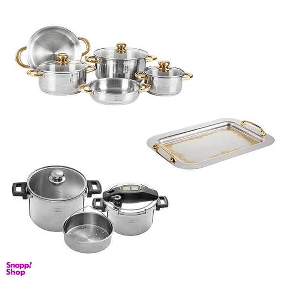 سرویس پخت و پز پارس استیل مدل 32 مجموعه 13 عددی