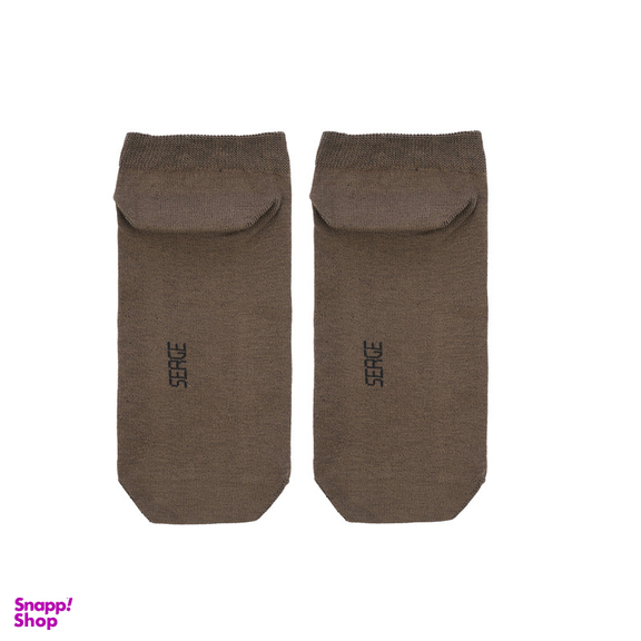 جوراب ساق کوتاه زنانه سرژه مدل 255162 رنگ قهوه ای