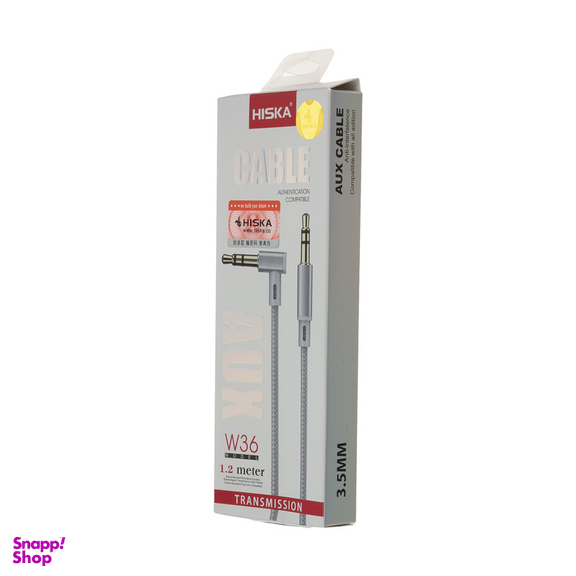 کابل AUX هیسکا مدل W36 طول 1.2 متر
