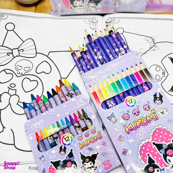 بسته رنگ آمیزی و آموزش زبان طرح کرومی کد 03 مجموعه 10 عددی