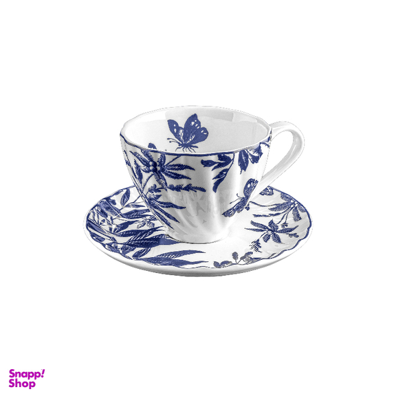 سرویس چای خوری گلدکیش طرح الینا آبی کد GK701108-8