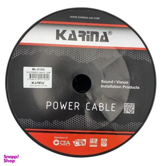 رول برق خودرو ۲ گیج کارینا مدل RL-2100 طول 20 متر