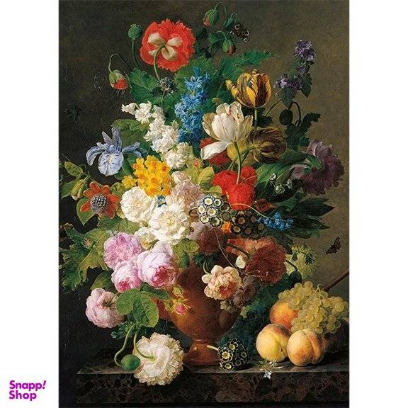 پازل 1000 تکه کلمنتونی طرح گل در گلدان کد 31415