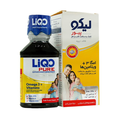 شربت لیکو پیور ابیان فارمد حجم 250 میلی لیتر