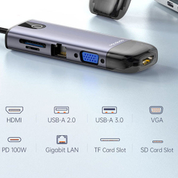 هاب 10 پورت USB-C مک دودو مدل HU-7420
