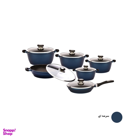 سرویس پخت و پز 12 پارچه زرساب سری ویولت مدل VL-7800