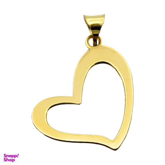 گردنبند طلا 18 عیار زنانه کاپانی مدل قلب کد KN019