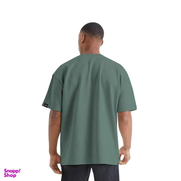 تیشرت اورسایز مردانه نوزده نودیک مدل TS1963 Gr