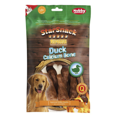 تشویقی سگ نوبی مدل ران مرغی طعم اردک وزن 113 گرم