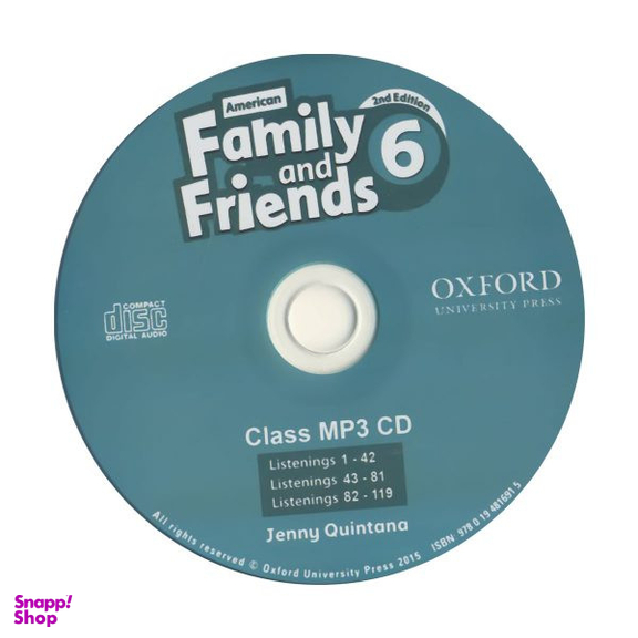 کتاب American Family and Friends 6 اثر Naomi Simmons انتشارات زبان مهر به همراه سی دی