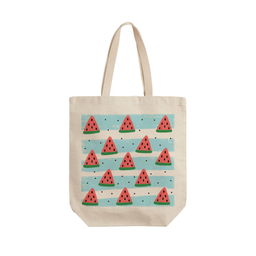 ساک خرید ترمه طراحان ایده مدل پترن هندوانه یلدا کد cfp2080 - L