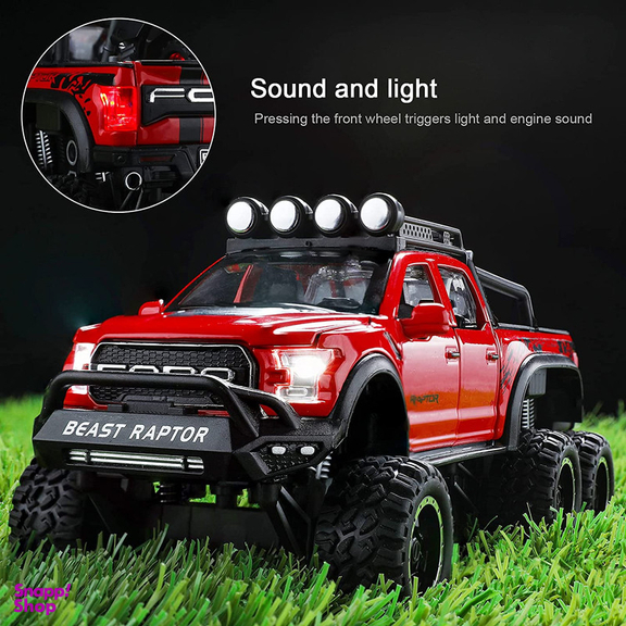 ماشین بازی مدل پیکاپ فورد رپتور F-150 Raptor